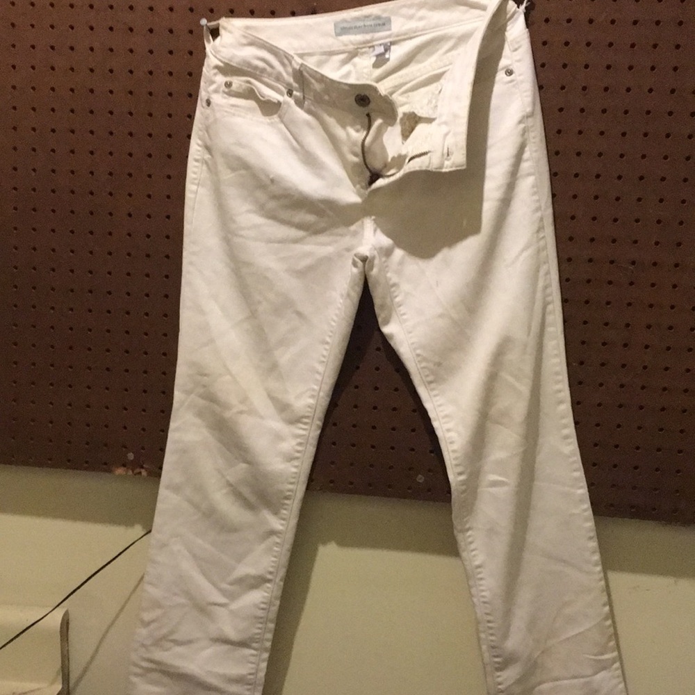 Chico’s platinum denim off white jeans